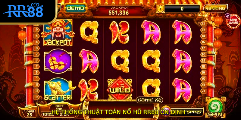 Hệ thống thuật toán Nổ Hũ RR88 ổn định